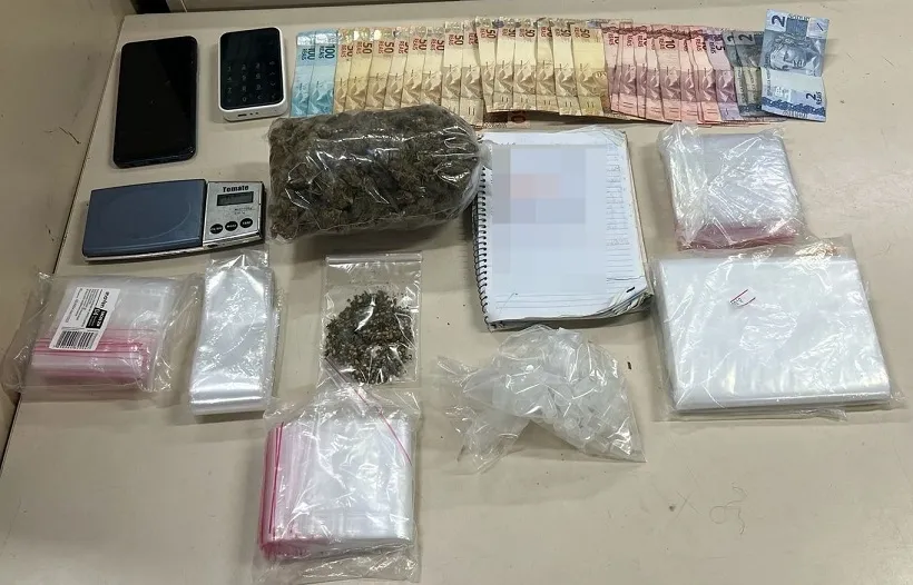 Homem é preso com drogas durante ação da PM em Itinga