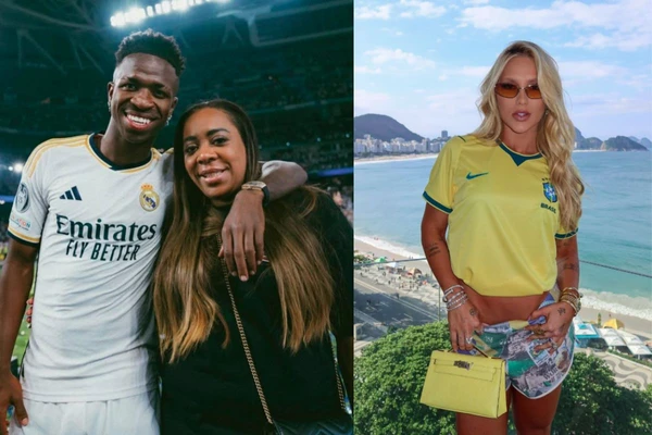Mãe de Vini Jr. é proibida de dar entrevistas na Copa após polêmica envolvendo Virginia