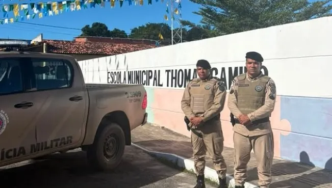 Ronda Escolar realiza ações de prevenção à violência em escolas de Vila de Abrantes e Areias
