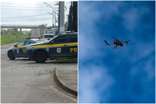 Drones da PRF já multam motoristas nas estradas da Bahia