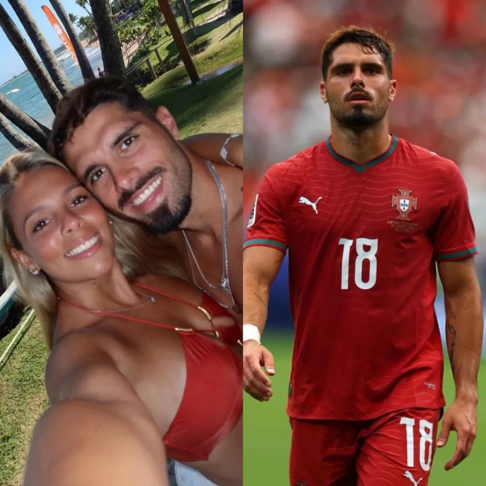 Atacante português Pedro Neto se despede da Praia do Forte após férias na Bahia