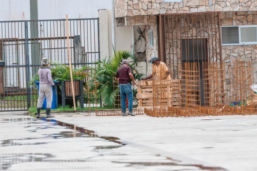Prefeitura inicia obra de cobertura da Vila Gastronômica na Sede de Mata de São João