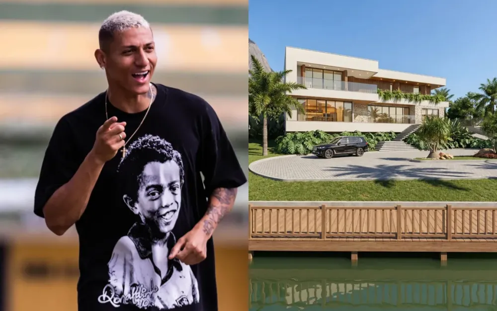 Fora da Copa, Richarlison fatura milhões e constrói mansão na montanha