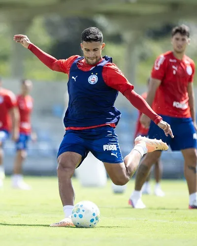 Bahia encerra preparação para duelo contra o Corinthians na Arena Fonte Nova