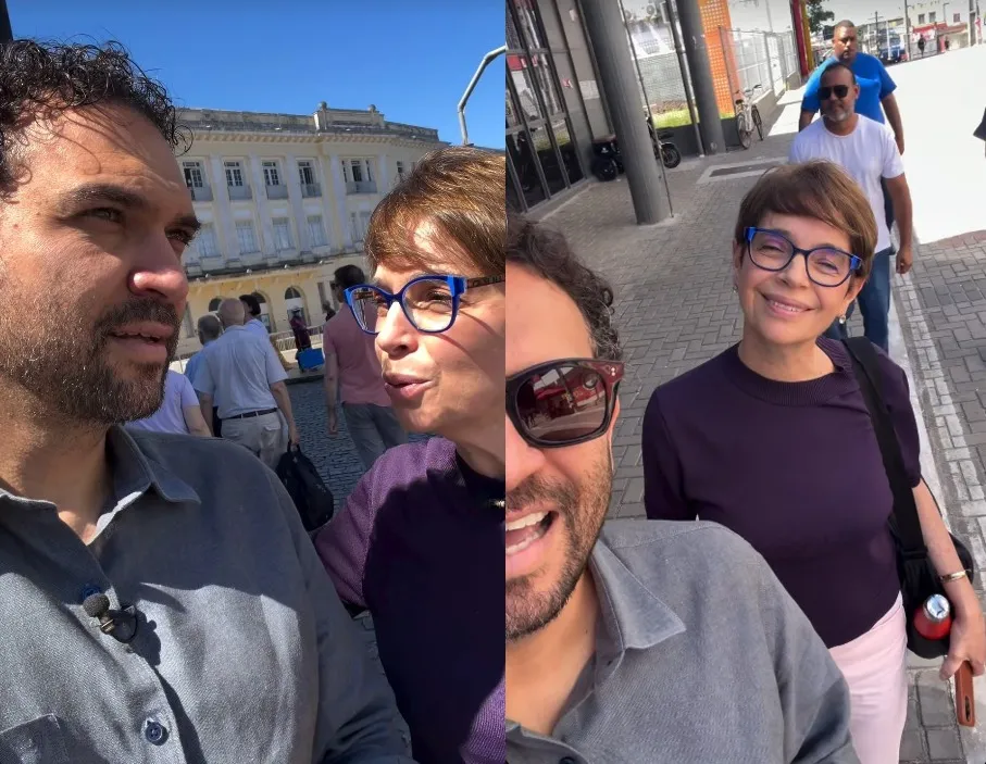 Renata Lo Prete grava reportagem em Salvador e Camaçari sobre impactos de tarifas dos EUA