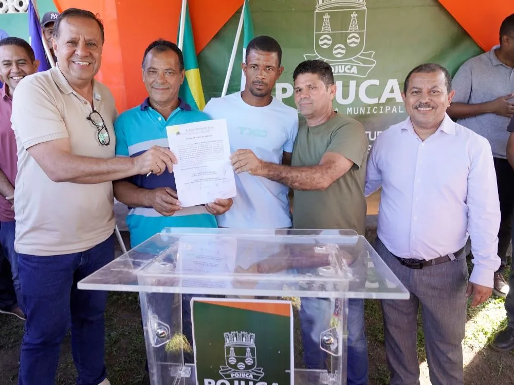 Prefeitura de Pojuca assina ordem de serviço para levar água tratada a 234 domicílios da zona rural