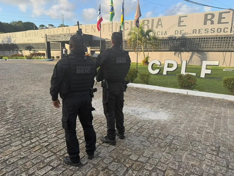 Polícia Civil consegue mandado que mantém fundador de facção no Conjunto Penal de Lauro de Freitas