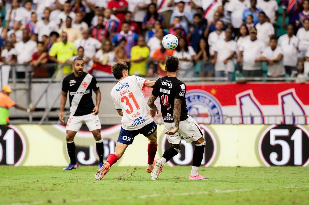 Bahia empata sem gols com o Vasco na Fonte Nova e desperdiça chance de voltar ao G-4