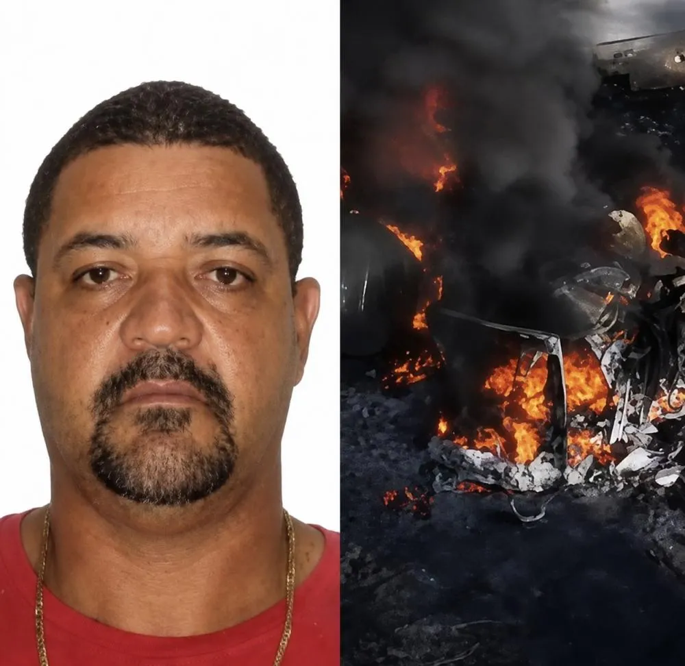 Motorista de Camaçari morre após carreta-tanque pegar fogo em acidente na BR-116