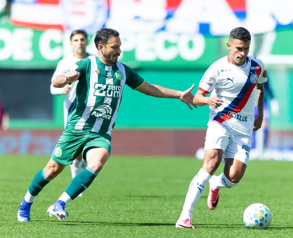 Bahia empata com a Chapecoense em jogo de seis gols e chega ao quinto empate consecutivo