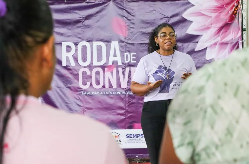 Mata de São João realiza roda de conversa sobre violência contra a mulher