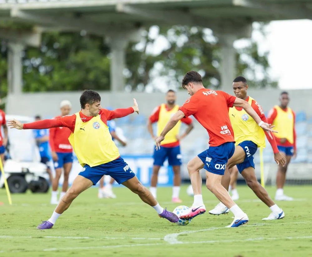 Everton Ribeiro e Ademir intensificam recuperação, e Bahia encerra preparação para clássico no Barradão