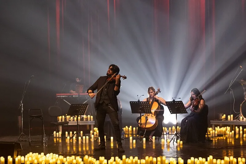 Camaçari recebe concerto à luz de velas com clássicos do rock em setembro