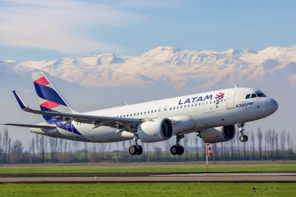 Latam anuncia voos diretos entre Salvador e Santiago a partir de 2027