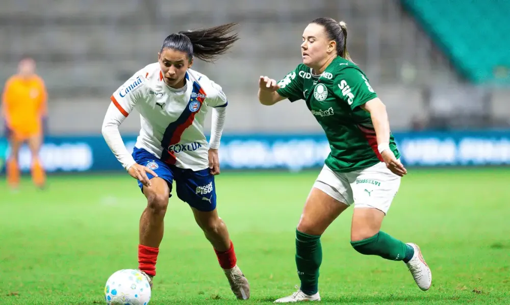 Bahia e Palmeiras empatam em 1 a 1 na Arena Fonte Nova