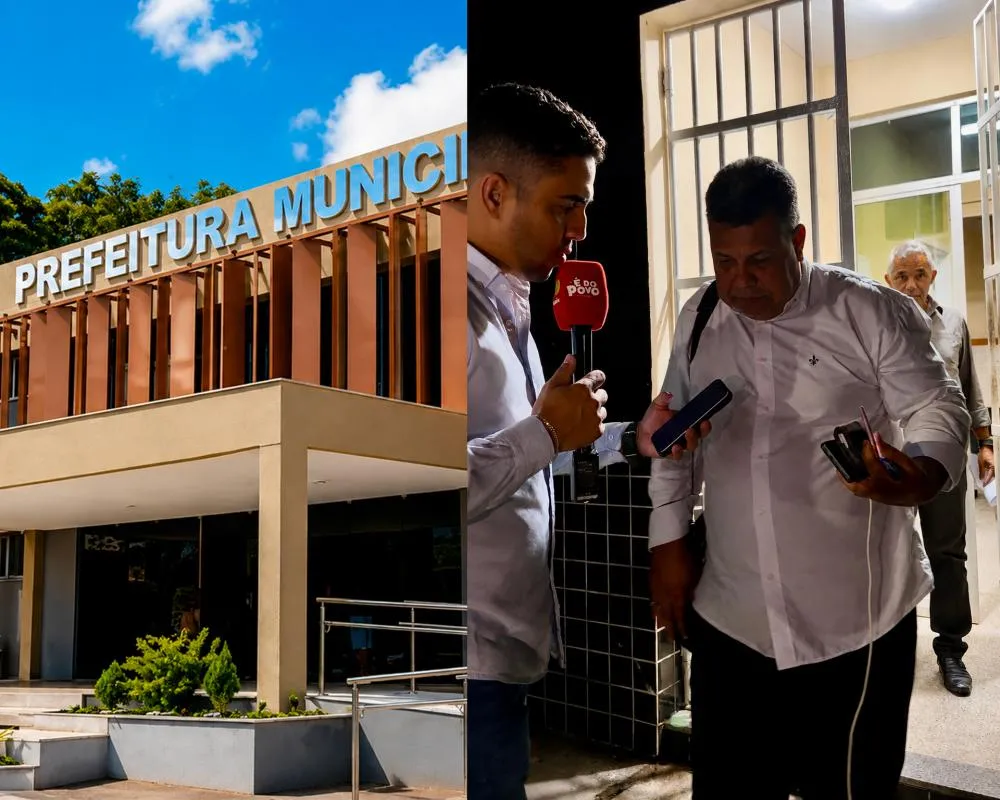 Suspeita de estelionato: dois homens são conduzidos à delegacia após cobrança milionária na Prefeitura 