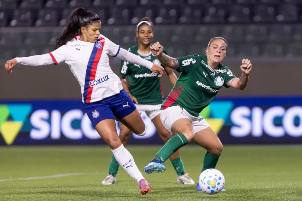 Bahia elimina o Palmeiras nos pênaltis e chega à semifinal do Brasileirão Feminino