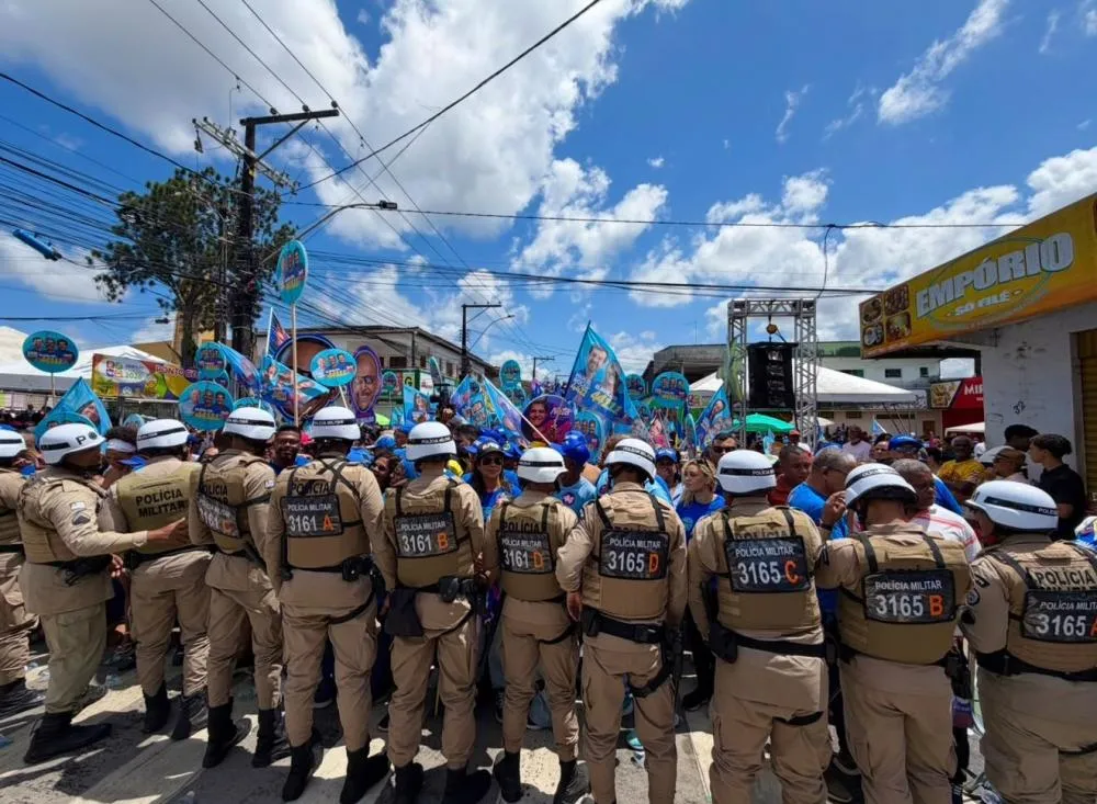 7 de Setembro vira palco da disputa eleitoral em Camaçari e exige cordão de isolamento entre grupos