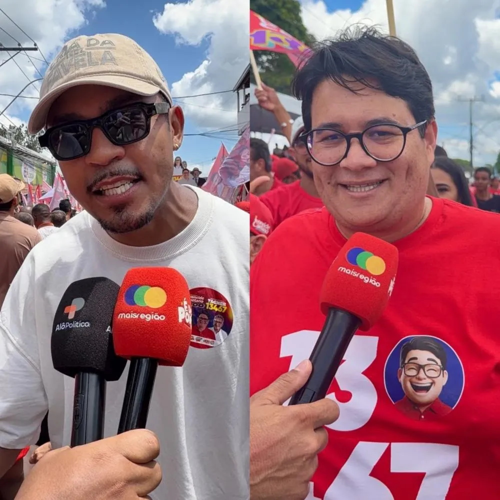 Tagner e Kaique Ara comentam emprego, política e futuro de Camaçari durante desfile de 7 de Setembro