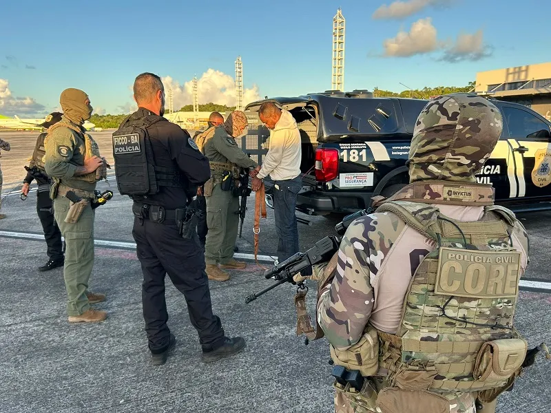 Faccionados fogem da Bahia e acabam capturados em três estados