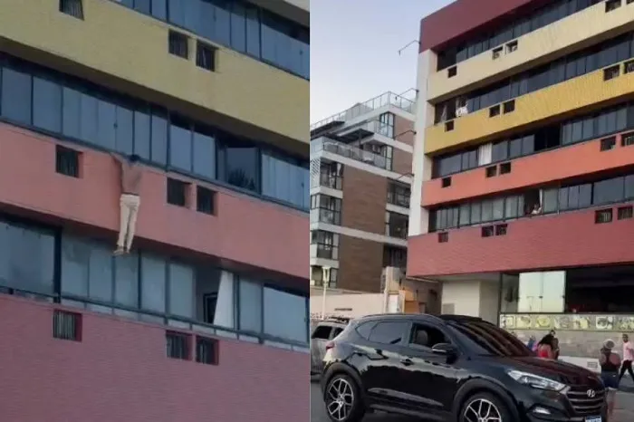Suposto flagrante de traição termina com homem se jogando da janela de um prédio na Barra