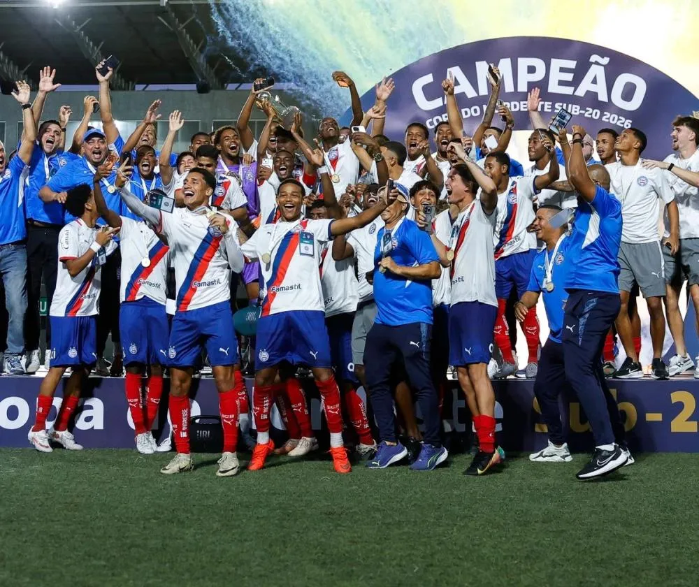 Bahia vira sobre o Fortaleza e conquista a Copa do Nordeste Sub-20
