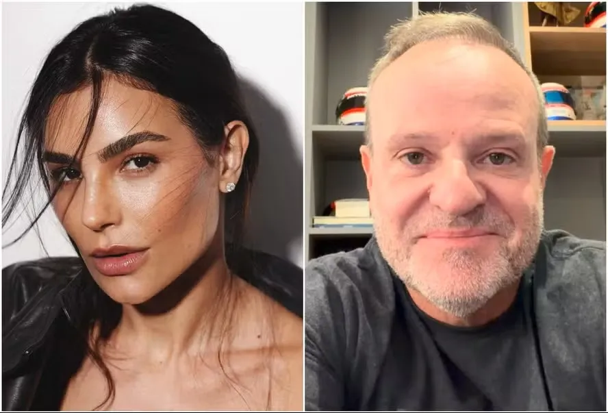Rubinho Barrichello e Cíntia Chagas terminam namoro menos de um mês após assumirem relação